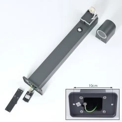 Hofstein Kingstown Wegeleuchte Anthrazit, 1-flammig, Bewegungsmelder -Außenleuchten Verkaufe kingstown wegeleuchte h3581674 4