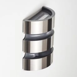 Hofstein Kolding Au&szlig;enwandleuchte LED Schwarz, Edelstahl, 1-flammig, Bewegungsmelder -Außenleuchten Verkaufe kolding aussenwandleuchte h3305966 12