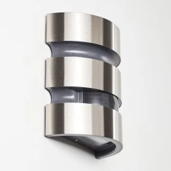 Hofstein Kolding Au&szlig;enwandleuchte LED Schwarz, Edelstahl, 1-flammig, Bewegungsmelder -Außenleuchten Verkaufe kolding aussenwandleuchte h3305966 16