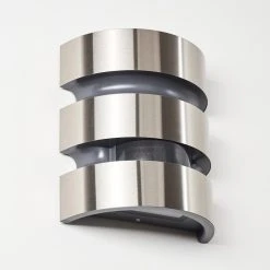 Hofstein Kolding Au&szlig;enwandleuchte LED Schwarz, Edelstahl, 1-flammig, Bewegungsmelder -Außenleuchten Verkaufe kolding aussenwandleuchte h3305966 4