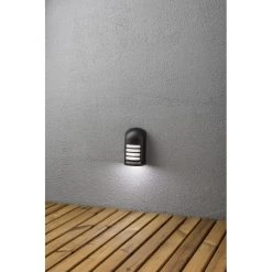 Konstsmide Leuchten Konstsmide Prato Batterie Wandleuchte LED Schwarz, 1-flammig, Bewegungsmelder