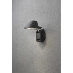Konstsmide Leuchten Konstsmide Prato Batterie Wandleuchte LED Schwarz, 1-flammig, Bewegungsmelder -Außenleuchten Verkaufe konstsmide prato batterie wandleuchte 7695 750 3