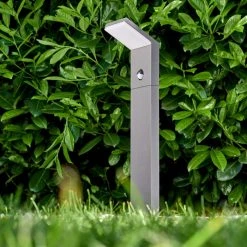 Hofstein Korup Sockelleuchte LED Anthrazit, 1-flammig, Bewegungsmelder -Außenleuchten Verkaufe korup sockelleuchte h3301623 do1 7