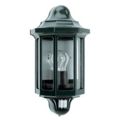 KS Verlichting Loreo Außenwandleuchte Grün, 1-flammig, Bewegungsmelder