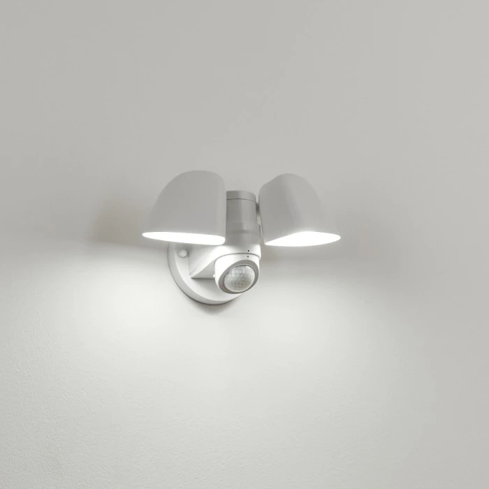 Hofstein Langra Außenwandleuchte LED Weiß, 1-flammig, Bewegungsmelder 7 Hofstein Langra Außenwandleuchte LED Weiß, 1-flammig, Bewegungsmelder – Bild 7