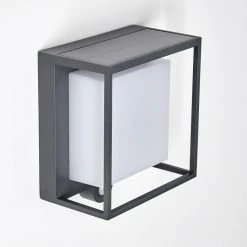 Hofstein Lansing Solar-Au&szlig;enwandleuchte LED Anthrazit, 1-flammig, Bewegungsmelder -Außenleuchten Verkaufe lansing solar aussenwandleuchte h3333181 6