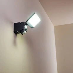 Hofstein Larvik Au&szlig;enwandleuchte LED Anthrazit, 1-flammig, Bewegungsmelder -Außenleuchten Verkaufe larvik aussenwandleuchte h3303375 do1 12