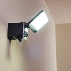 Hofstein Larvik Au&szlig;enwandleuchte LED Anthrazit, 1-flammig, Bewegungsmelder -Außenleuchten Verkaufe larvik aussenwandleuchte h3303375 do1 2