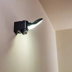 Hofstein Larvik Au&szlig;enwandleuchte LED Anthrazit, 1-flammig, Bewegungsmelder -Außenleuchten Verkaufe larvik aussenwandleuchte h3303375 do1 9