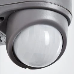 Hofstein Larvik Solar-Au&szlig;enwandleuchte LED Grau, 1-flammig, Bewegungsmelder -Außenleuchten Verkaufe larvik solar aussenwandleuchte h3303900 do1 10