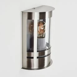 Hofstein Lauvdal Au&szlig;enwandleuchte Edelstahl, 1-flammig, Bewegungsmelder -Außenleuchten Verkaufe lauvdal aussenwandleuchte h3443033 11