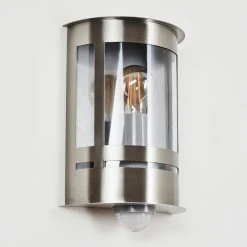 Hofstein Lauvdal Au&szlig;enwandleuchte Edelstahl, 1-flammig, Bewegungsmelder -Außenleuchten Verkaufe lauvdal aussenwandleuchte h3443033 9