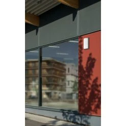 LCD 039SEN Au&szlig;enwandleuchte Schwarz, 1-flammig, Bewegungsmelder