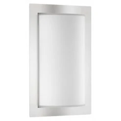 LCD Au&szlig;enwandleuchte LED Edelstahl, 1-flammig, Bewegungsmelder