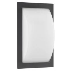 LCD Au&szlig;enwandleuchte LED Schwarz, 1-flammig, Bewegungsmelder