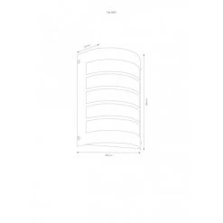 LCD Au&szlig;enwandleuchte Edelstahl, 1-flammig, Bewegungsmelder -Außenleuchten Verkaufe lcd aussenwandleuchte 5091sen 2