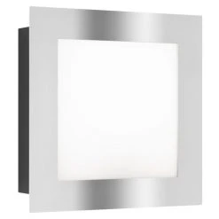 LCD Neustrelitz Au&szlig;enwandleuchte Schwarz, 1-flammig, Bewegungsmelder