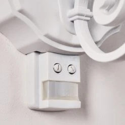 Hofstein Lentua Au&szlig;enwandleuchte Wei&szlig;, 1-flammig, Bewegungsmelder -Außenleuchten Verkaufe lentua aussenwandleuchte h3075593 do1 14