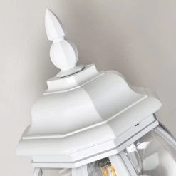 Hofstein Lentua Au&szlig;enwandleuchte Wei&szlig;, 1-flammig, Bewegungsmelder -Außenleuchten Verkaufe lentua aussenwandleuchte h3075609 do4 10