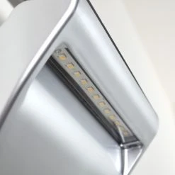 Hofstein Lesum Solar-Au&szlig;enwandleuchte LED Silber, 1-flammig, Bewegungsmelder -Außenleuchten Verkaufe lesum solar aussenwandleuchte h3308462 10