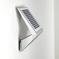 Hofstein Lesum Solar-Au&szlig;enwandleuchte LED Silber, 1-flammig, Bewegungsmelder -Außenleuchten Verkaufe lesum solar aussenwandleuchte h3308462 4