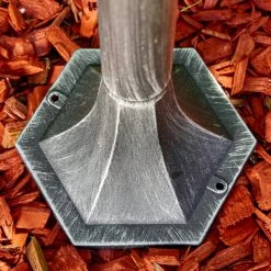 Hofstein Lignac Au&szlig;enstehleuchte Schwarz, Silber, 1-flammig, Bewegungsmelder -Außenleuchten Verkaufe lignac aussenstehleuchte h3012741 do2 9