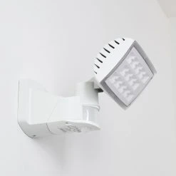 Hofstein Loit Aussenwandleuchte LED Wei&szlig;, 1-flammig, Bewegungsmelder -Außenleuchten Verkaufe loit aussenwandleuchte h3270202 do2 14