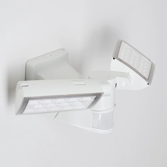 Hofstein Loit Aussenwandleuchte LED Weiß, 2-flammig, Bewegungsmelder 15 Hofstein Loit Aussenwandleuchte LED Weiß, 2-flammig, Bewegungsmelder – Bild 15