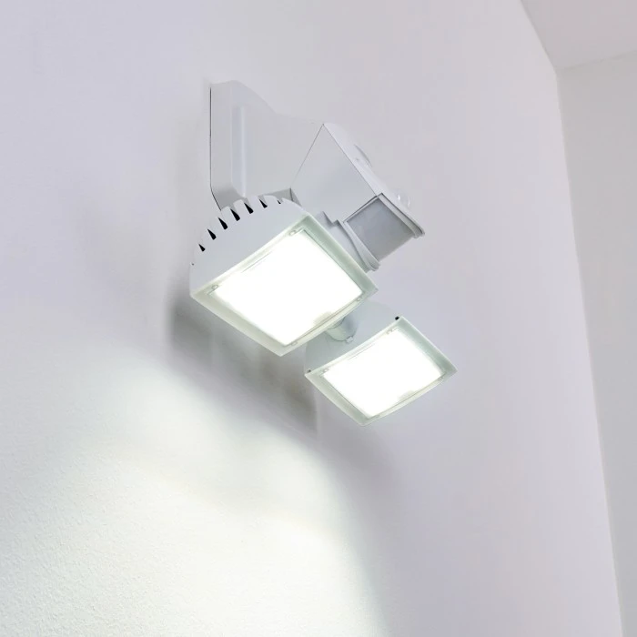 Hofstein Loit Aussenwandleuchte LED Weiß, 2-flammig, Bewegungsmelder 22 Hofstein Loit Aussenwandleuchte LED Weiß, 2-flammig, Bewegungsmelder – Bild 22