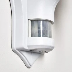 Hofstein Loria Au&szlig;enwandleuchte Wei&szlig;, 1-flammig, Bewegungsmelder -Außenleuchten Verkaufe loria aussenwandleuchte h3012796 do2 10