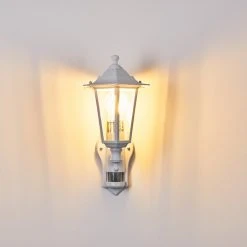 Hofstein Loria Au&szlig;enwandleuchte Wei&szlig;, 1-flammig, Bewegungsmelder -Außenleuchten Verkaufe loria aussenwandleuchte h3012796 do2 6