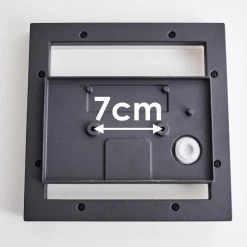 Hofstein Louisville Hausnummernleuchte LED Grau, 1-flammig, Bewegungsmelder -Außenleuchten Verkaufe louisville hausnummernleuchte h3303719 do1 15