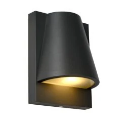 Lucide LIAM Au&szlig;enwandleuchte Anthrazit, 1-flammig, Bewegungsmelder