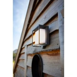 Lutec Lampen Lutec Curtis Solar Wandleuchte LED Anthrazit, 1-flammig, Bewegungsmelder -Außenleuchten Verkaufe lutec curtis solar wandleuchte 6934601118 3