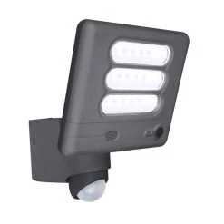 Lutec Lampen Lutec ESA CAM Aussenwandleuchte LED Anthrazit, 1-flammig, Bewegungsmelder