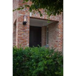 Lutec Lampen Lutec Flair Au&szlig;enwandleuchte Schwarz, 1-flammig, Bewegungsmelder