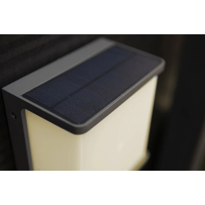 Lutec Lampen DOBLO Außenwandleuchte LED Anthrazit, 1-flammig, Bewegungsmelder 3 Lutec Lampen DOBLO Außenwandleuchte LED Anthrazit, 1-flammig, Bewegungsmelder – Bild 3