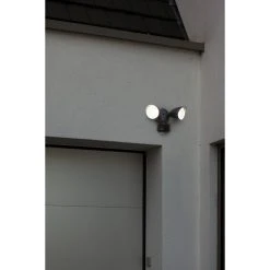 Lutec Lampen DRACO Au&szlig;enwandleuchte LED Schwarz, 1-flammig, Bewegungsmelder -Außenleuchten Verkaufe lutec lampen draco aussenwandleuchte 7622220012 9