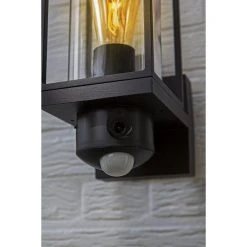 Lutec Lampen FLAIR Au&szlig;enwandleuchte Schwarz, 1-flammig, Bewegungsmelder -Außenleuchten Verkaufe lutec lampen flair aussenwandleuchte 5288811012 3