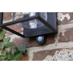 Lutec Lampen FLAIR Au&szlig;enwandleuchte Schwarz, 1-flammig, Bewegungsmelder -Außenleuchten Verkaufe lutec lampen flair aussenwandleuchte 6988804012 3