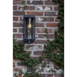 Lutec Lampen FLAIR Au&szlig;enwandleuchte Schwarz, 1-flammig, Bewegungsmelder -Außenleuchten Verkaufe lutec lampen flair aussenwandleuchte 6988804012 4