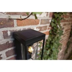 Lutec Lampen FLAIR Au&szlig;enwandleuchte Schwarz, 1-flammig, Bewegungsmelder -Außenleuchten Verkaufe lutec lampen flair aussenwandleuchte 6988804012 6