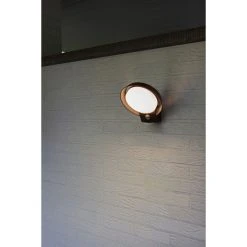 Lutec Lampen POLO Au&szlig;enwandleuchte LED Anthrazit, 1-flammig, Bewegungsmelder