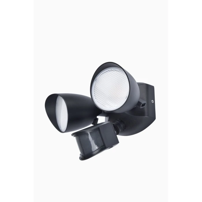 Lutec Lampen SHRIMP Außenwandleuchte LED Schwarz, 1-flammig, Bewegungsmelder 2 Lutec Lampen SHRIMP Außenwandleuchte LED Schwarz, 1-flammig, Bewegungsmelder – Bild 2