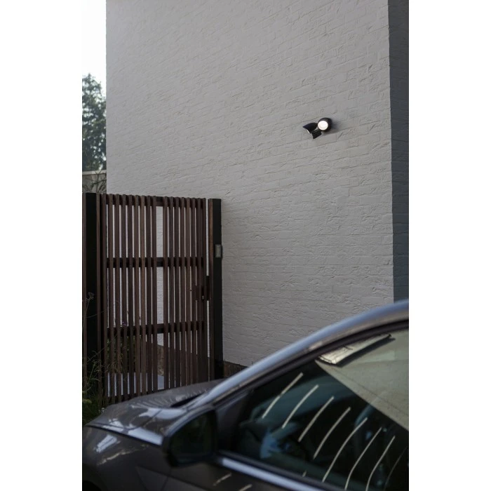 Lutec Lampen SHRIMP Außenwandleuchte LED Schwarz, 1-flammig, Bewegungsmelder 4 Lutec Lampen SHRIMP Außenwandleuchte LED Schwarz, 1-flammig, Bewegungsmelder – Bild 4
