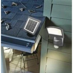 Lutec Lampen SUNSHINE Au&szlig;enwandleuchte LED Silber, 1-flammig, Bewegungsmelder -Außenleuchten Verkaufe lutec lampen sunshine aussenwandleuchte p 9016 si 4