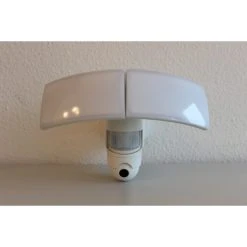 Lutec Lampen Lutec LIBRA CAM Aussenwandleuchte LED Wei&szlig;, 1-flammig, Bewegungsmelder -Außenleuchten Verkaufe lutec libra cam aussenwandleuchte 7632401053 do2 10