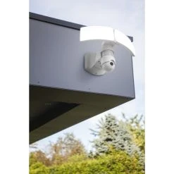Lutec Lampen Lutec LIBRA CAM Aussenwandleuchte LED Wei&szlig;, 1-flammig, Bewegungsmelder -Außenleuchten Verkaufe lutec libra cam aussenwandleuchte 7632401053 do2 4