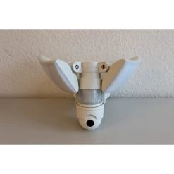 Lutec Lampen Lutec LIBRA CAM Aussenwandleuchte LED Wei&szlig;, 1-flammig, Bewegungsmelder -Außenleuchten Verkaufe lutec libra cam aussenwandleuchte 7632401053 do2 9