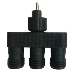 Lutec Lampen Lutec SUN CONNEC Verbinder LED Grau, Bewegungsmelder